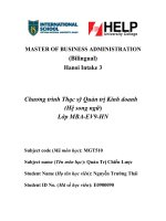 Phân tích, đánh giá thực trạng chiến lược kinh doanh của công ty bánh kẹo hải châu và chiến lược đến năm 2015