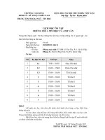 thong bao lich khai giang on tap