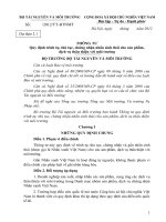 tQuy định trình tự, thủ tục, chứng nhận nhãn sinh thái cho sản phẩm,  dịch vụ thân thiện với môi trường