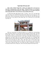 Ngôi đình 240 năm tuổi