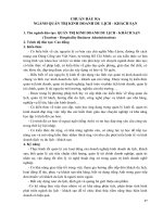 Chuẩn đầu ra ngành quản trị kinh doanh du lịch khách sạn