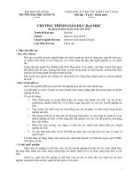 Chương trình giáo dục đại học ngành quản trị kinh doanh