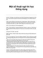 Một số thuật ngữ tin học thông dụng