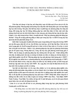 Phương pháp dạy học giải phương trình lượng giác ở trung học phổ thông