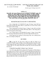 ban hành Quy chế báo áp thấp nhiệt đới, bão, lũ