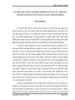 Kế toán chi phí sản xuất và tính giá thành sản phẩm tại Công ty giầy Thượng Đình