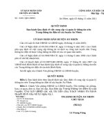 Quyết định Ban hành Quy định về việc cung cấp và quản lý thông tin trên trang thông tin điện tử của huyện An nhơn