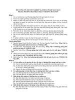 Đề cương ôn thi tốt nghiệp ngành sư phạm mẫu giáo