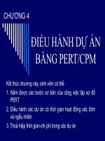 Điều hành dự án bằng PERT/CPM