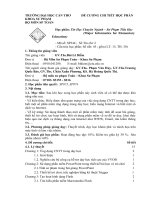 Học phần tin học chuyên ngành- Sư phạm tin học