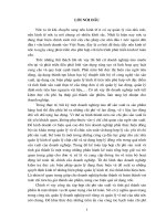 Hoàn thiện kế toán chi phí sản xuất và tính giá thành sản phẩm tại Công ty khai thác công trình thuỷ lợi Sông Nhuệ - Hà Tây