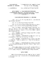 Ban hành quy chế quản lý cư trú và lao động của người tạm trúc có thời hạn trên địa bàn thành phố hồ chí minh