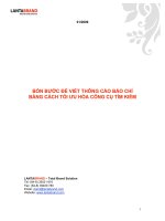 bon buoc de viet thong cao bao chi bang cach toi uu hoa cong cu tim kiem