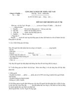 Bản họp hội đồng quản trị