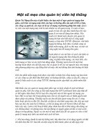 Một số mẹo cho quản trị viên hệ thống