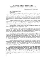 Hệ thống chính chị và đổi mới chính trị