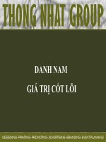 Danh Nam Giá trị cốt lõi