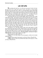 Kế toán nguyên vật liệu tại Công ty nhựa Hà Nội