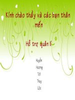 Hỗ trợ quản lý