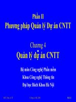 Phương pháp quản lý dự án công nghệ thông tin