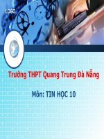tin học 10