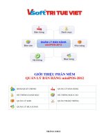 Giới thiệu phần mềm quản lý bán hàng miniPOS