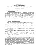 Phụ lục danh ục mã số chương