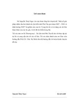 Một số giải pháp nhằm thu hút khách du lịch đến tỉnh Phú Thọ giai đoạn 2007-2010 và định hướng 2020