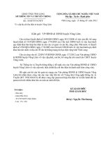 Công văn cấp địa chỉ thư điện tử huyện Vũng Liêm