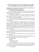 Báo cáo tổng hợp về hoạt động và quy trình thực hiện một cuộc kiểm toán tại Công ty kiểm toán và dịch vụ tài chính kế toán - Tổng Công ty sông đà