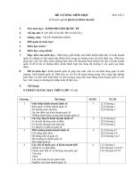 Đề cương môn học quản trị kinh doanh