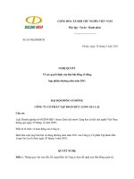 Phiên họp thường niên 2011 công ty cổ phần tập đoàn đức long