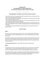 Đại hội cổ đông sacombank