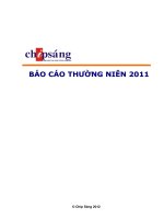 Báo cáo thường niên 2011