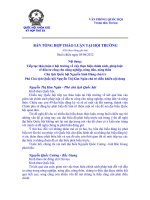 Biên bản thảo luận ở hội trường về việc thực hiện chính sách, pjaps luật về đầu tư công cho nông nghiệp, nông dân, nông thôn