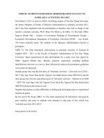 FORUM: STUDENTS OF BUSINESS ADMINISTRATION FACULTY TO SCHOLARLY ACTIVITIES 2011-2012