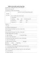 Mẫu Sơ yếu lý lịch cán bộ, công chức