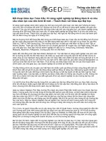 Đối thoại Giáo dục Toàn Cầu: Kĩ năng nghề nghiệp tại Đông Nam Á và nhu cầu nhân lực của nền kinh tế mới – Thách thức với Giáo dục Đại học