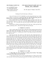 Hướng dẫn thực hiện nhiệm vụ năm học 2012- 2103 đối với giáo dục tiểu học