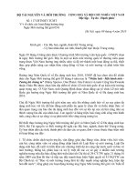 Hướng dẫn tổ chức ngày lễ bảo vệ môi trường