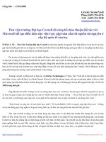 Thư viện trường đại học Cornell đã công bố thỏa thuận đối tác với Microsoft để tạo điều kiện cho việc truy cập toàn cầu tới nguồn tài nguyên ở cấp độ quốc tế