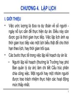 Lập lịch dự án