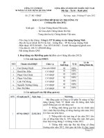 Báo cáo quản trị công ty công ty cổ phần xi măng và xây dựng quảng ninh