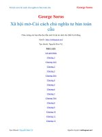 Xã hội mở cải cách chủ nghĩa tư bản toàn cầu