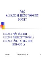 Hệ thống thông tin quản lý - Chương 2