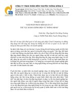 Giải pháp phần mềm quản lí thủ tục hành chính điện tử thông minh