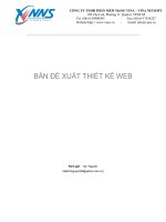bản đề xuất thiết kế web vinanetsoft