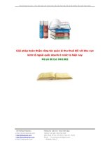 Giải pháp hoàn thiện công tác quản lý thu thuế đối với khu vực kinh tế ngoài quốc doanh ở nước ta hiện nay