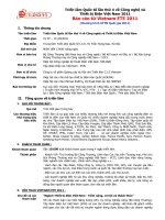 Báo cáo sau triển lãm vietnam ete 2011