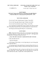 1605/QĐ-TTg: QUYẾT ĐỊNH Phê duyệt Chương trình quốc gia về ứng dụng công nghệ thông tin  trong hoạt động của cơ quan nhà nước giai đoạn 2011 - 2015 